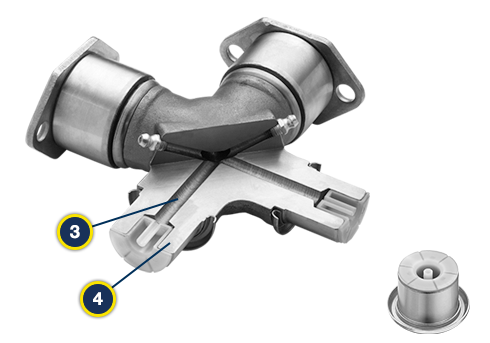 Détails produit des joints universels haute résistance MOOG