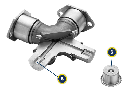 Détails produit des joints universels haute résistance MOOG